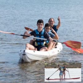 Balade en kayak et paddle sur l'étang de Thau