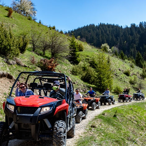Week end randonnée en quad  (SLVie 4 Costières)