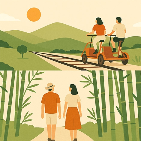 La Bambouseraie Vélorail (SLVie 3)