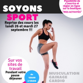 SOYONS SPORT BEZIERS SEPTEMBRE -DECEMBRE 2022