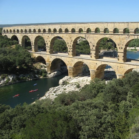 Canoé au Pont du Gard (SLVie 4)